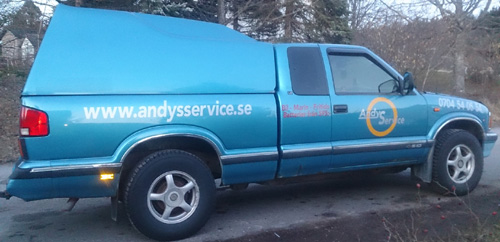 Bildekor Andys Service producerad av Andys Service